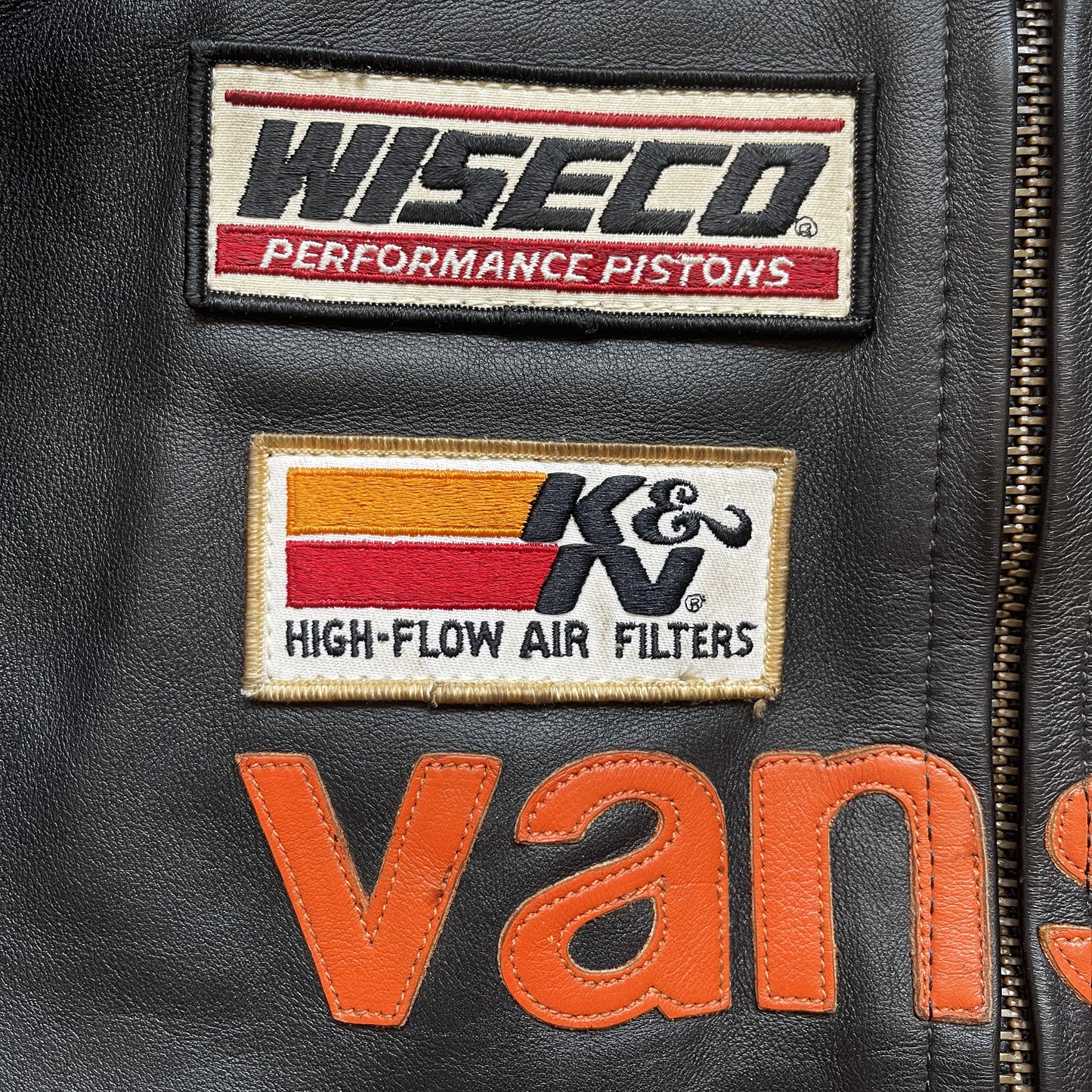 Vanson Leathers Motorcycle Racer Jacket - L