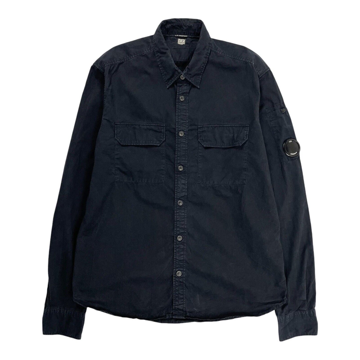 CP Company Lens Shirt, Size Large | C.p. company, Navy
