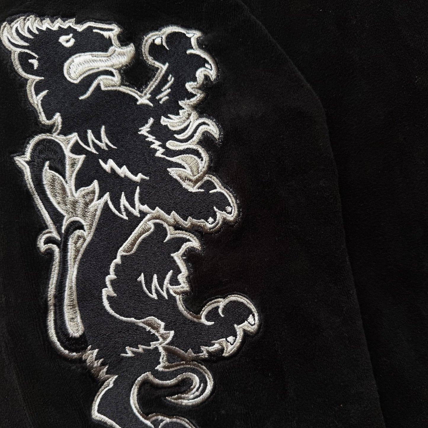Avirex Lions x XLarge Velour Track Top - L | O/S, Black