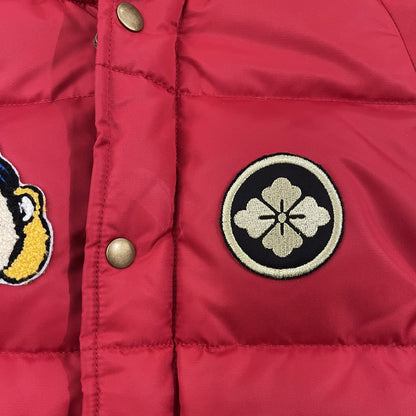 Evisu Puffer Jacket - S | Small, Red