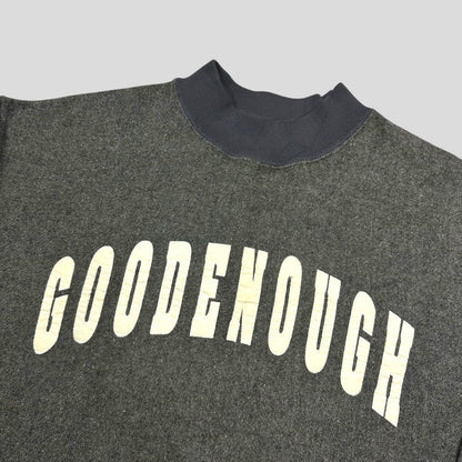 Goodenough 90’s Heavy Wool Embroidered Arc Logo Jumper - L | Grey