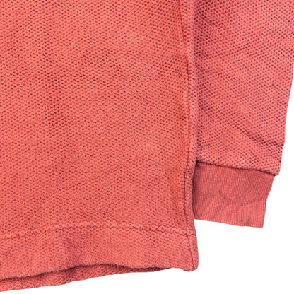 Vintage 80s Issey Miyake MEN Knit Polo Jumper Size S | Small, Pink