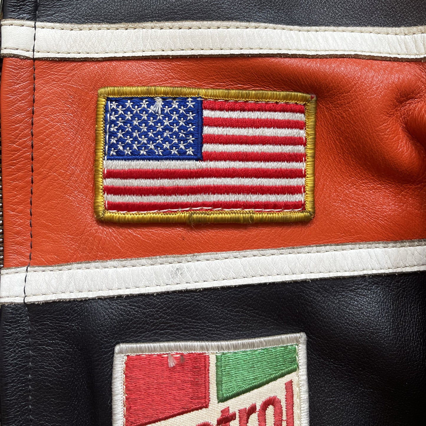 Vanson Leathers Motorcycle Racer Jacket - L