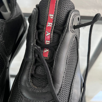 2000s prada sport black americas cups | Black, Black