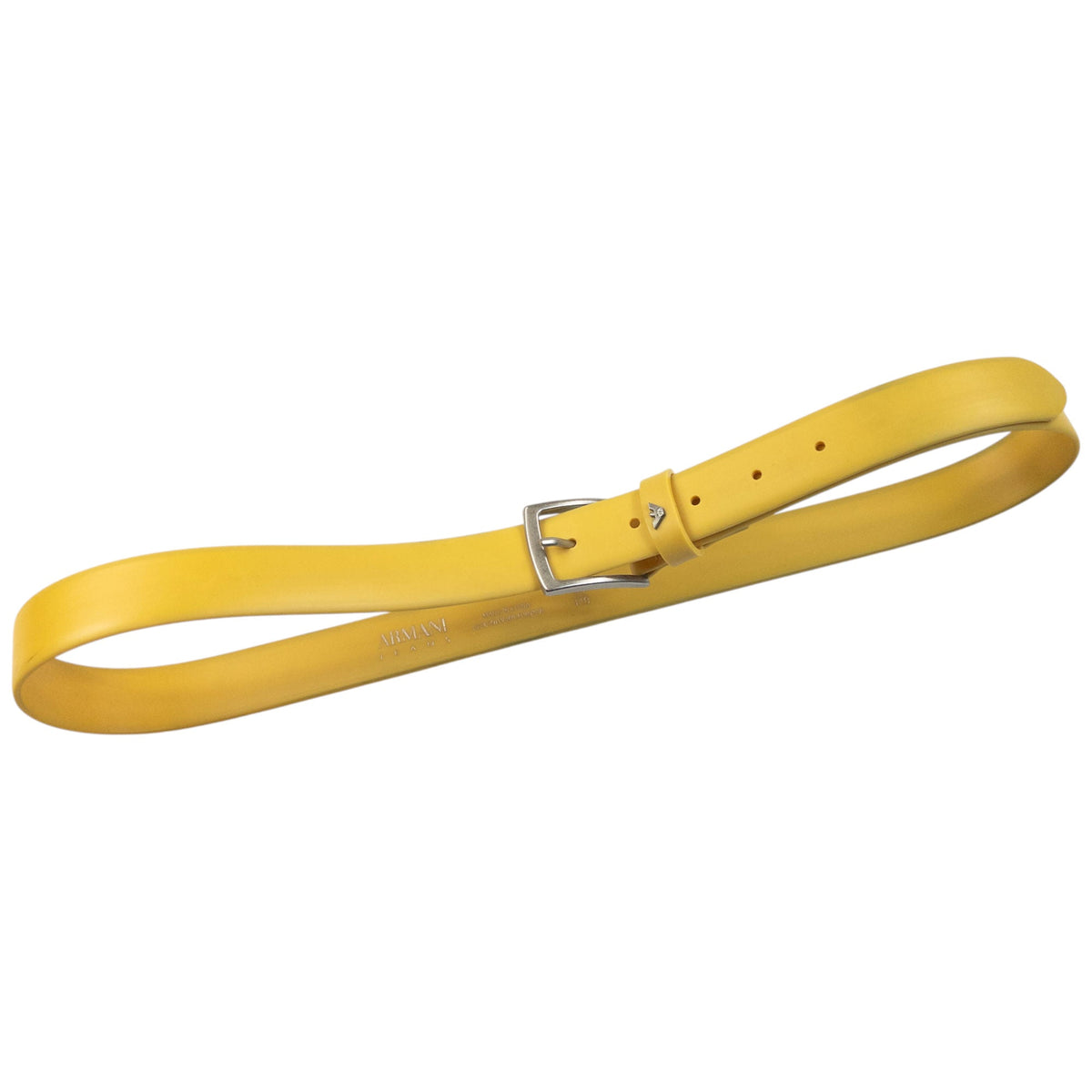 Vintage 2000s Armani Jeans Belt Size XL | XL, Yellow