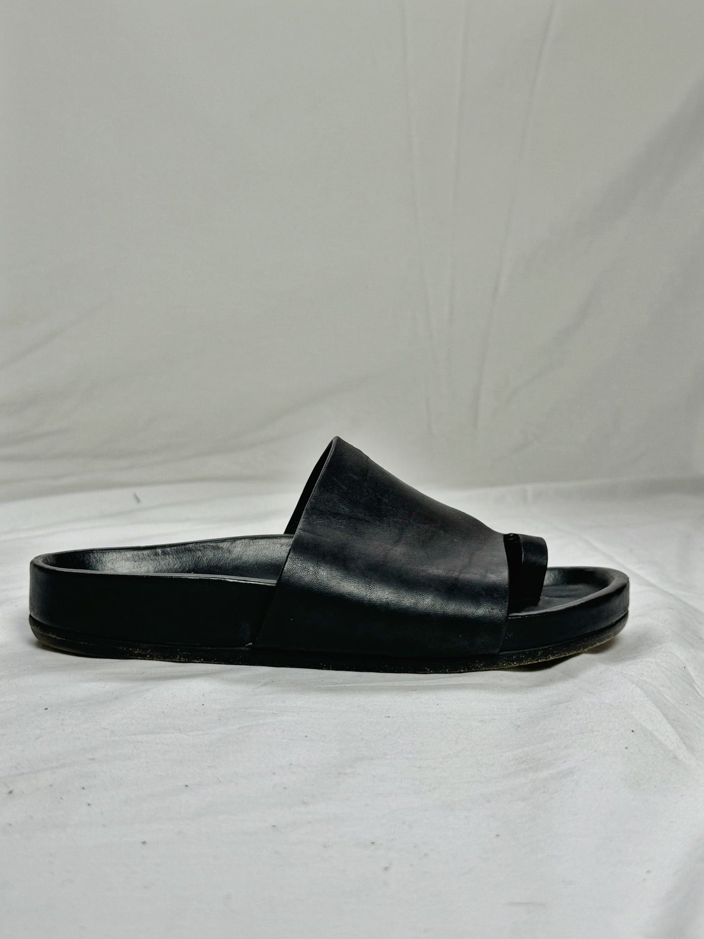 RICK OWENS SLIDE (EU 36) | DEFAULT TITLE, Black