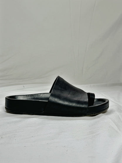 RICK OWENS SLIDE (EU 36) | DEFAULT TITLE, Black