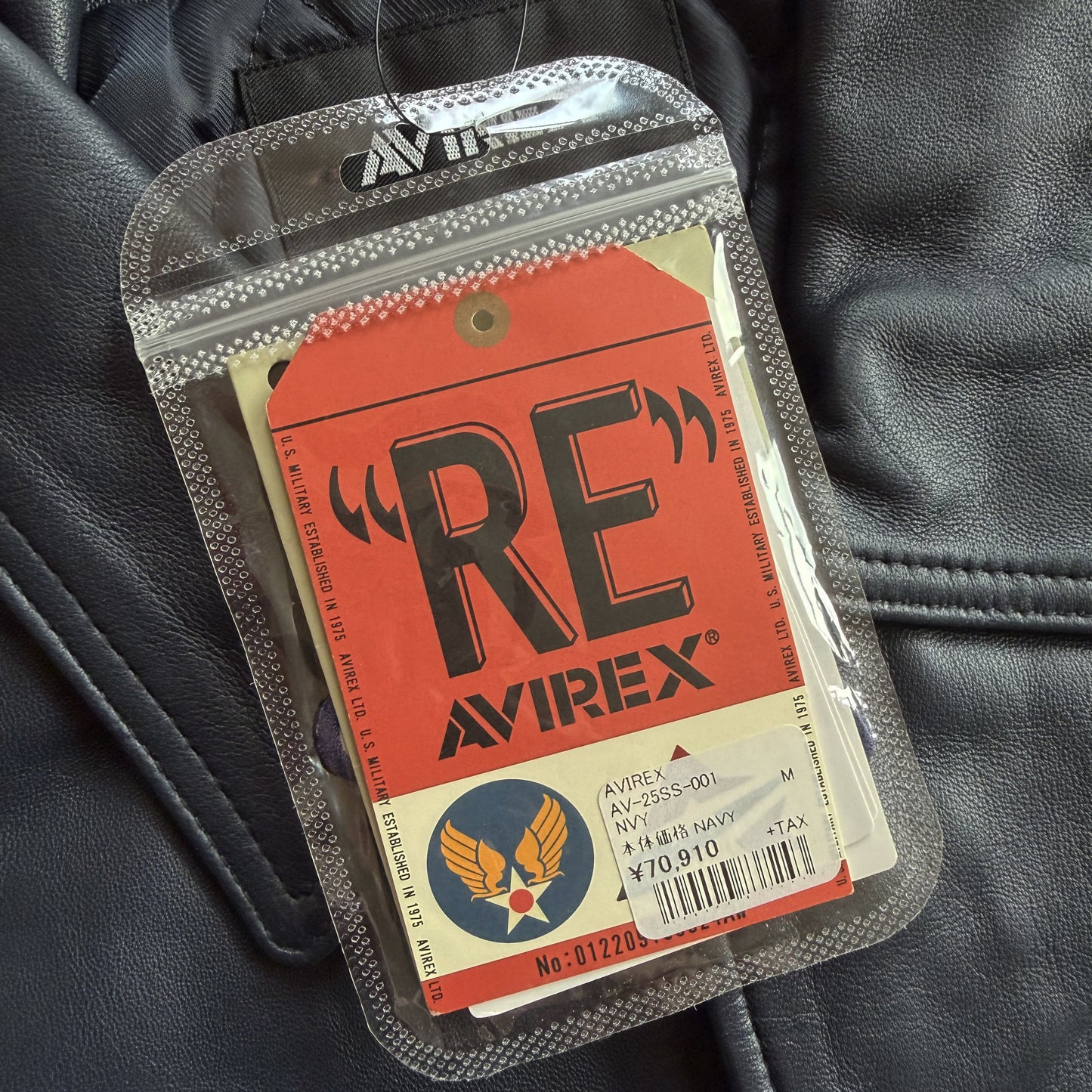 Avirex New York Leather Varsity Jacket - M