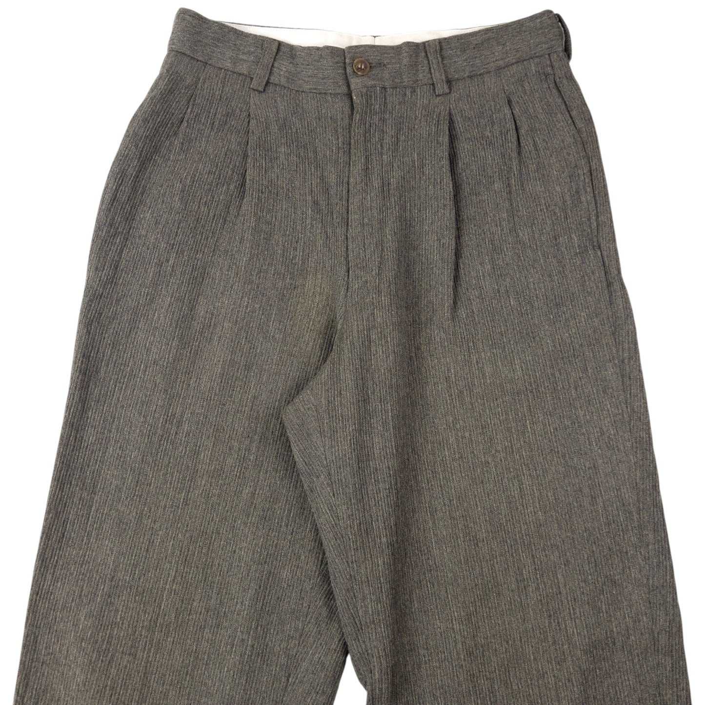 Vintage 90s Yohji Yamamoto D'Urban A.A.R Wool Jacket & Trousers Suit Set Size S | Small, Grey