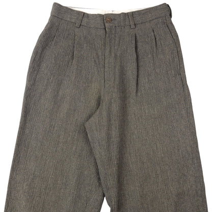 Vintage 90s Yohji Yamamoto D'Urban A.A.R Wool Jacket & Trousers Suit Set Size S | Small, Grey