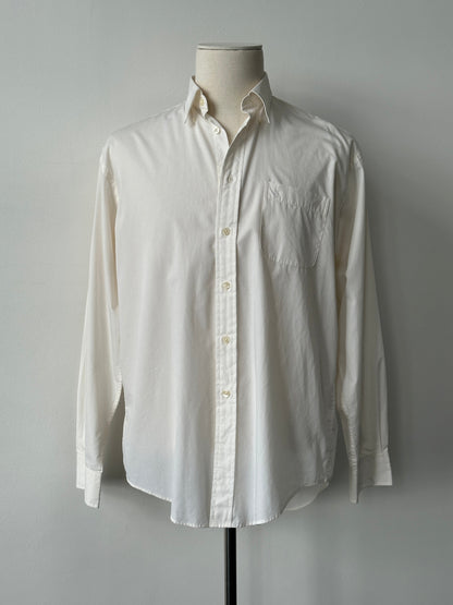 Yves Saint Laurent Pour Homme 2000s Cotton Logo Shirt - M
