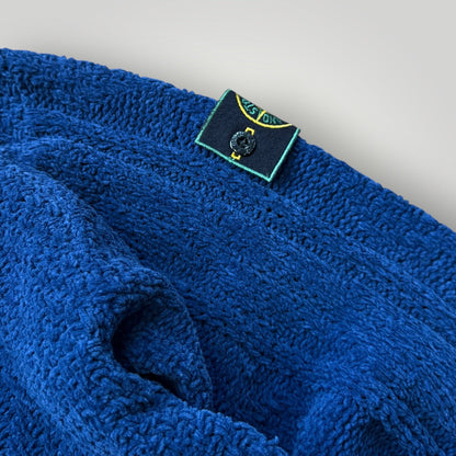 Stone Island 1980s Chenille Cable Knit L | Default Title, Blue