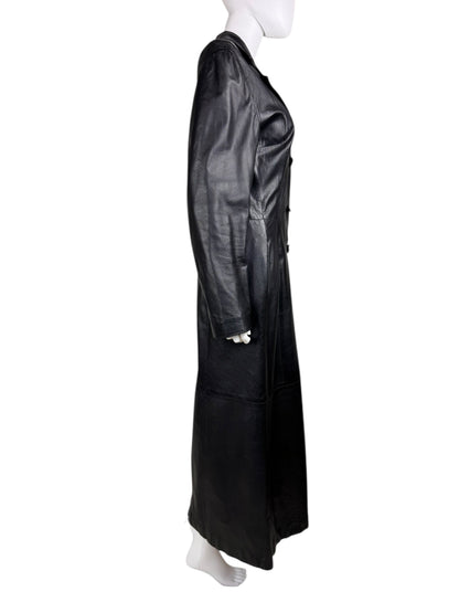 Dolce & Gabbana 1990s leather trench coat | Black, Black