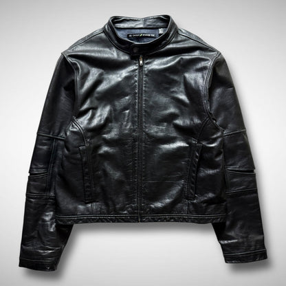 DKNY Jeans Leather Biker Jacket (2000s)