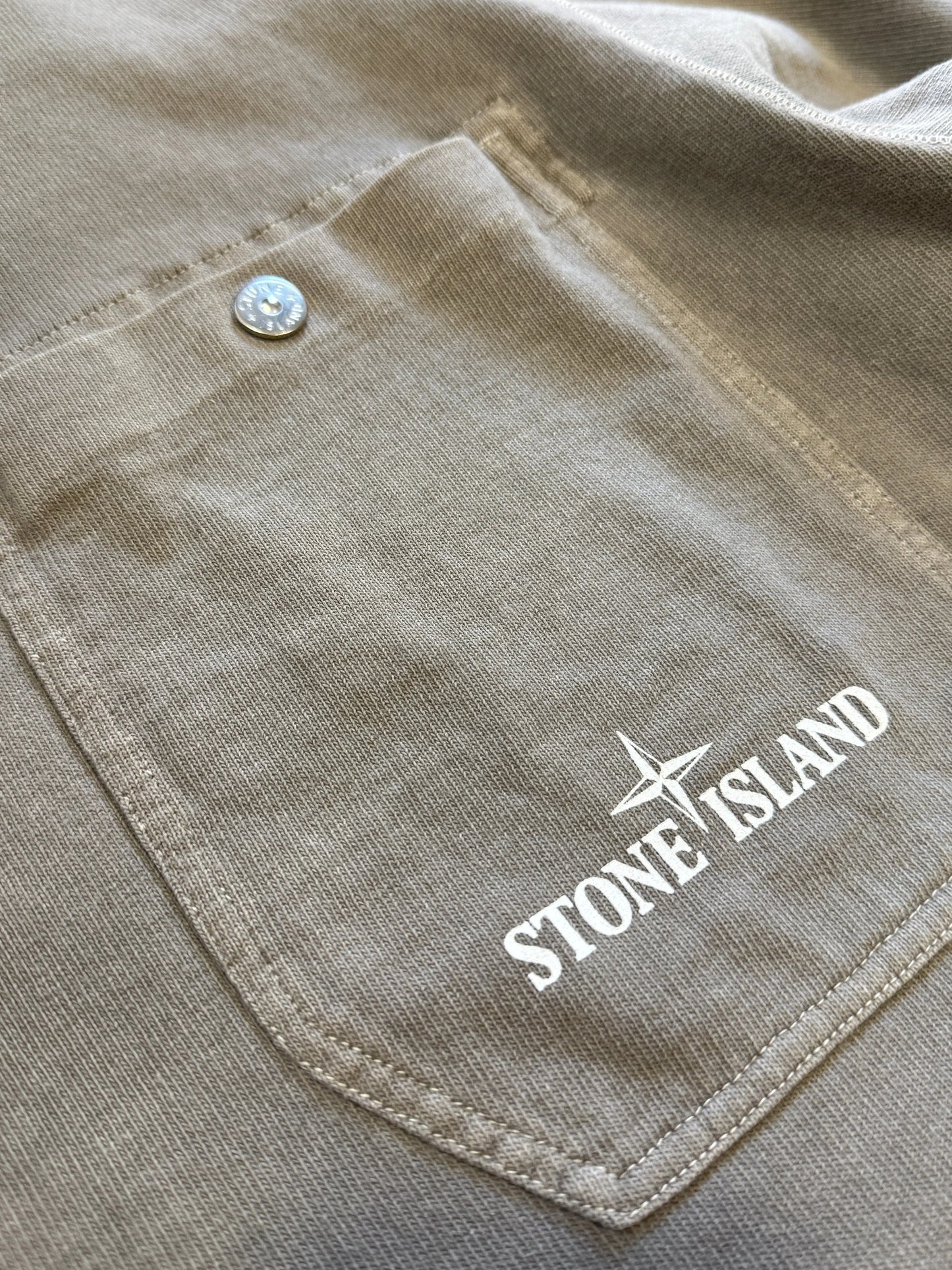 Stone Island Tinto Terra Closed Loop Project Lightweight Sweatshirt Polo L/XL BNWT