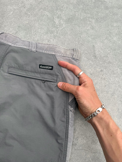 nike acg 2000s technical corduroy cargo trousers (m) | Default Title, Grey