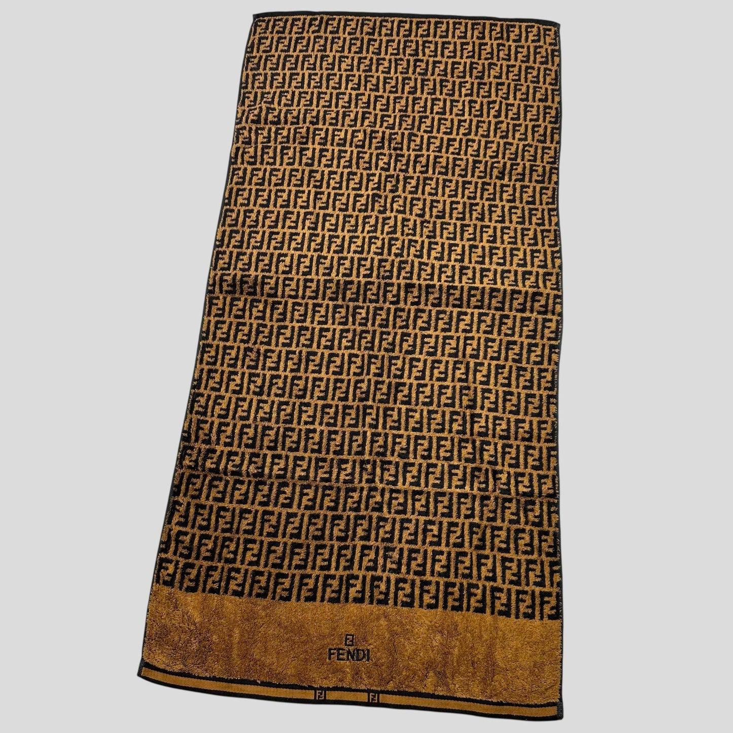 Fendi Zucca FF Reversible Cotton Towel