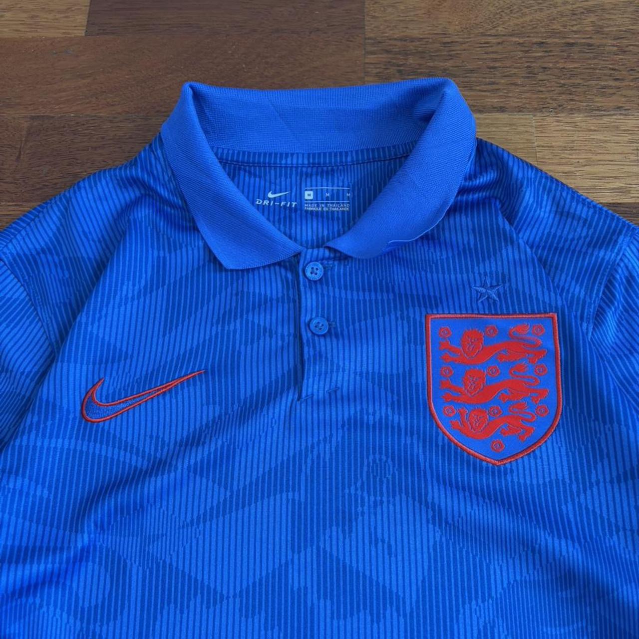 England 2021/22 Away Shirt | Medium, Blue
