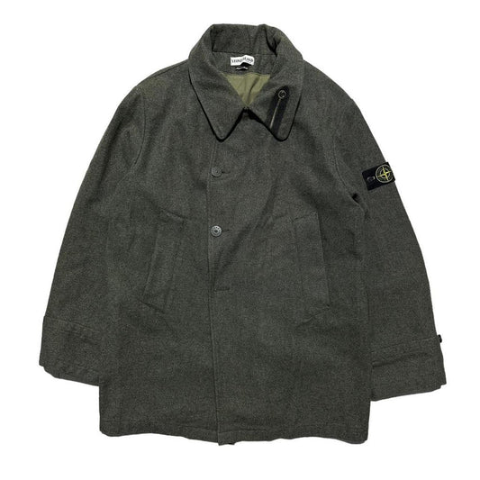 Stone Island Heavy Wool Trench Jacket - Known Source