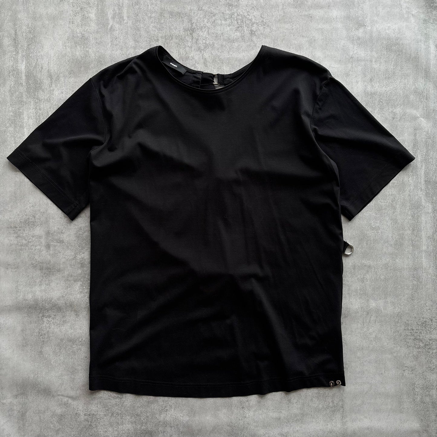 DIESEL CORSET T-SHIRT | O/S, Black