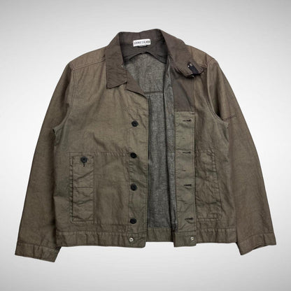 Stone Island Resinated Cotton Jacket (SS2002) - Known Source