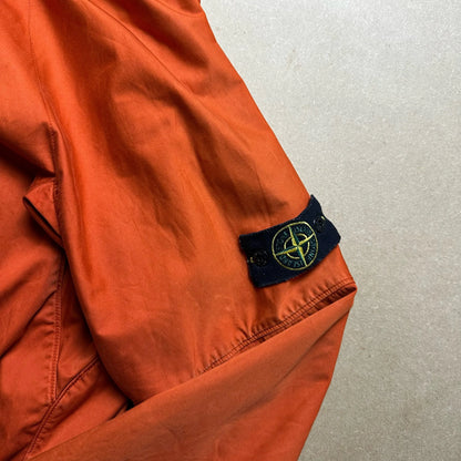 S/S 2004 Safety Orange Raso Flocatto Riot Mask Jacket