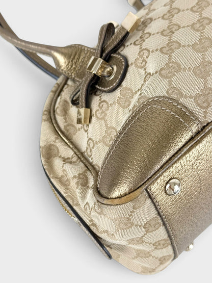 2000s Gucci GG Monogram Princy Handbag | O/S, Beige