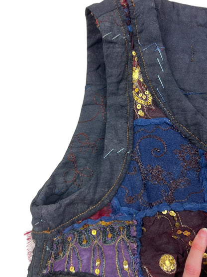 Jean Paul Gaultier S/S 1999 sequin patchwork dress