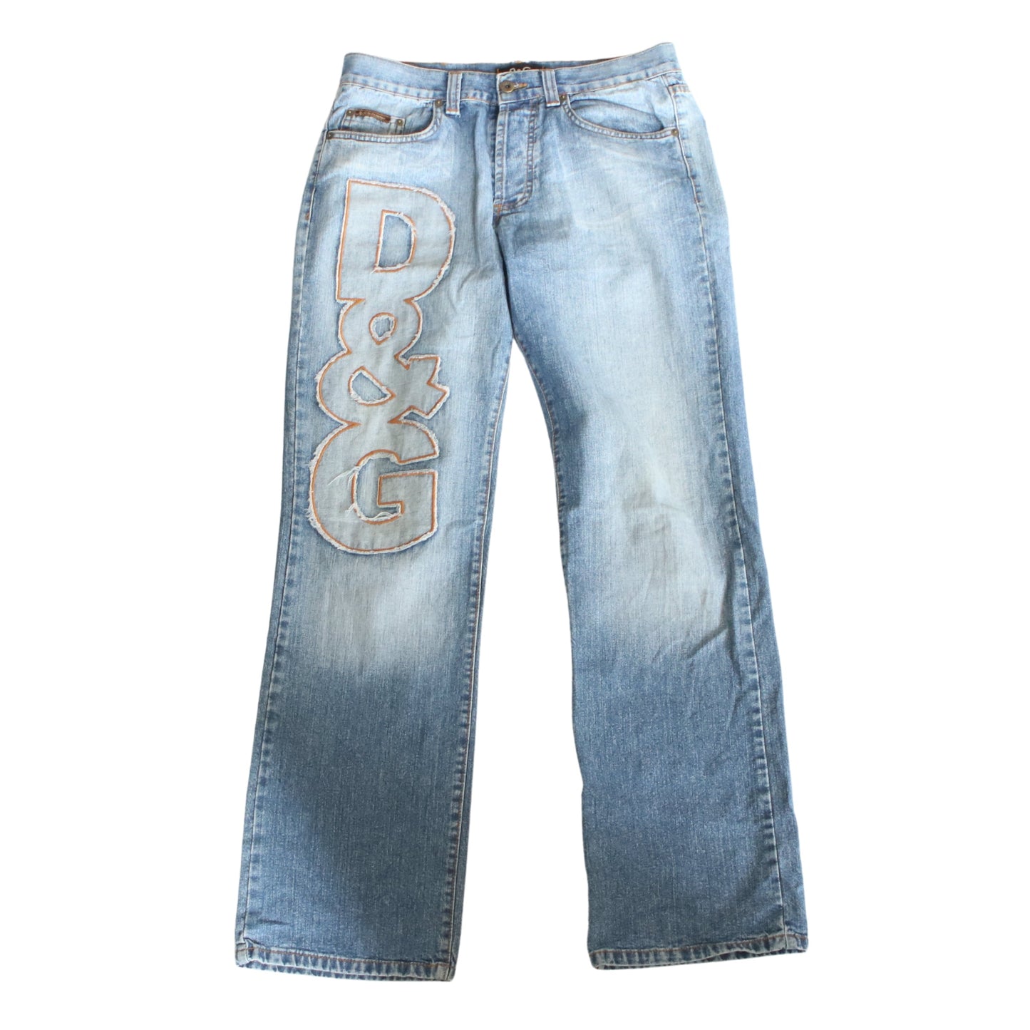 D&G SPELLOUT DENIM