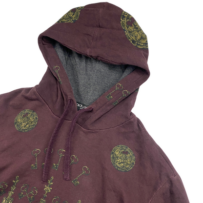 DOLCE & GABBANA KEYS MURUAL POPOVER HOODY (L)