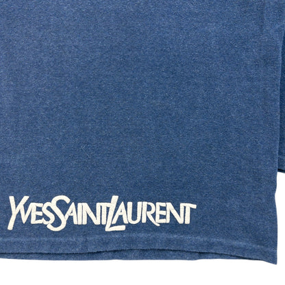 Vintage 2000s YSL Yves Saint Laurent Terry Cloth Jumper Size S | Small, Blue