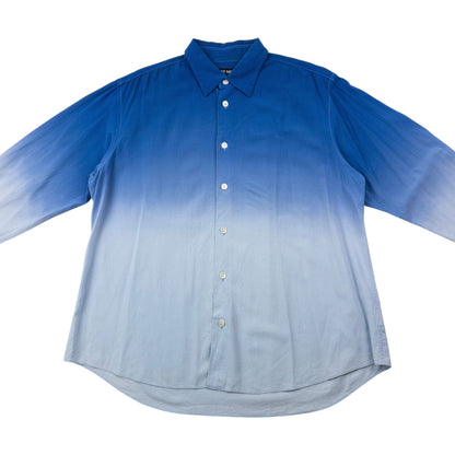 Vintage 2000s Issey Miyake Gradient Long Sleeve Button Up Shirt Size M