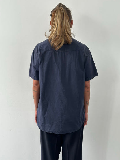 Versace Jeans Couture 1990s Bespoke Button Short Sleeve Shirt - L