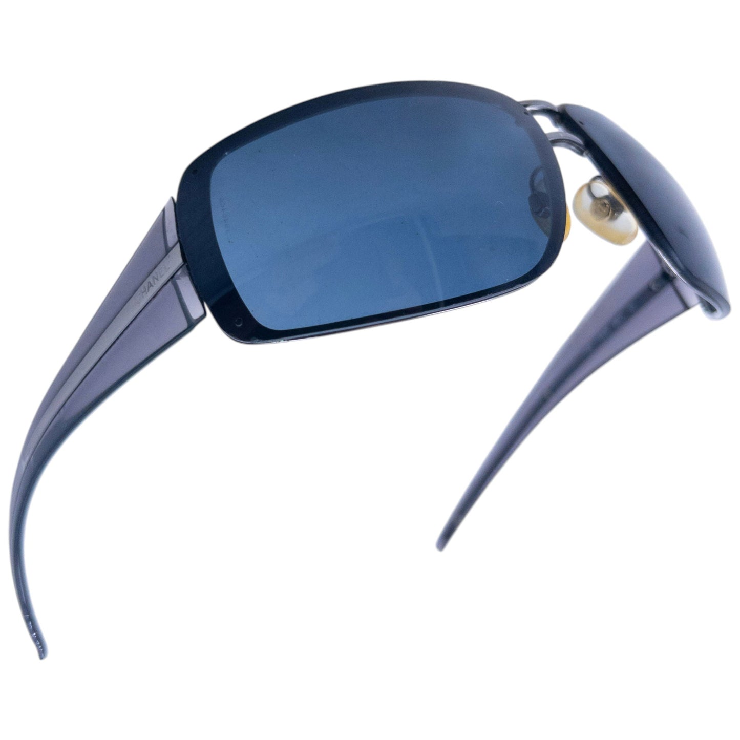 Vintage 2000s Chanel Sunglasses | O/S, Blue