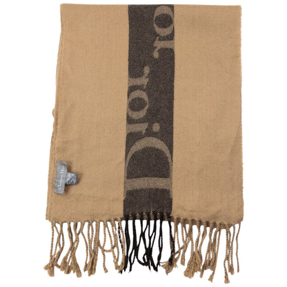 Vintage 2000s Dior Wool Tassel Scarf