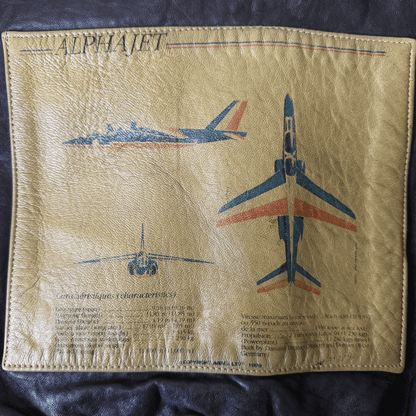 Avirex 1988 'Patrouille de France' A2 Leather Flight Jacket - S / M | S / M, Red