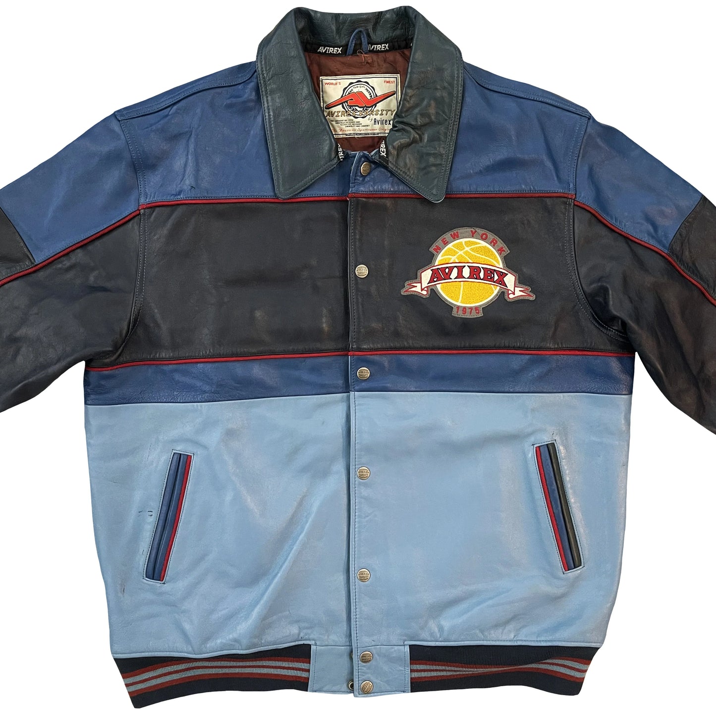 Avirex Leather Varsity Jacket - XXL