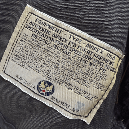 Avirex B-3 Sheepskin Aviator Flight Jacket - M | Medium, Black