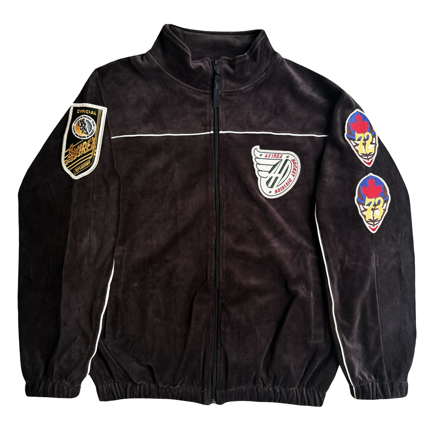 Avirex Velour Track Top 50th Anniversary Exclusive - L | Large, Brown