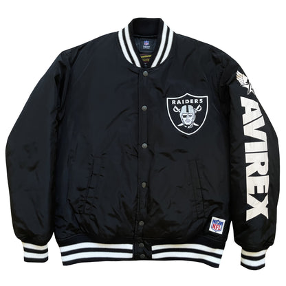 Avirex x Raiders NFL Varsity Bomber Jacket - M