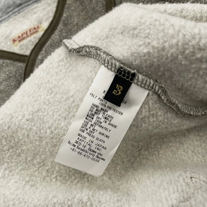 Kapital Great Women Baseball Henley Sweater - L