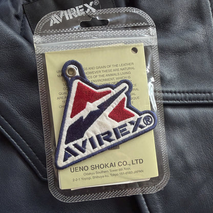 Avirex New York Leather Varsity Jacket - M