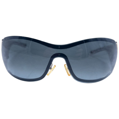 Vintage 2000s Dior Quadrille Shield Sunglasses