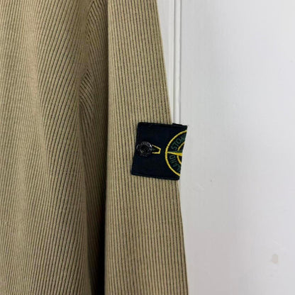 2000's Stone Island Ribbed Full Zip Hoodie (M) | Medium, Multicoloured