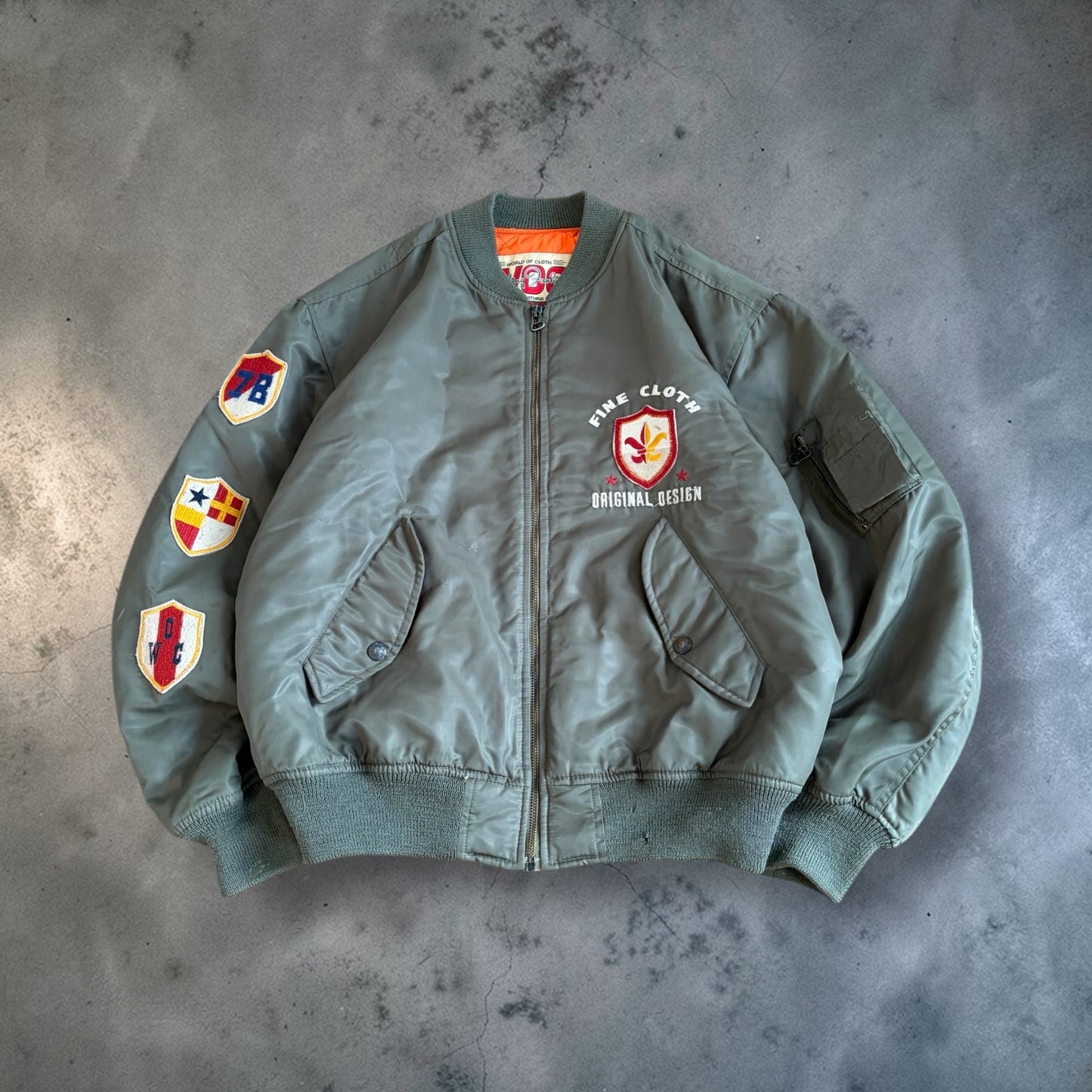 Vintage Bomber Jacket | Khaki, Khaki