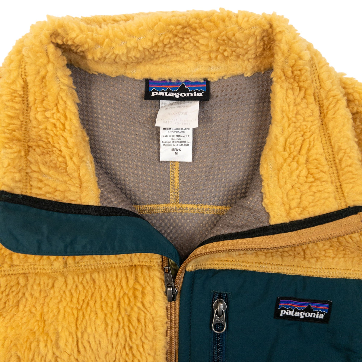Vintage 2000s Patagonia Retro X Fleece Gilet Size M | Medium, Gold