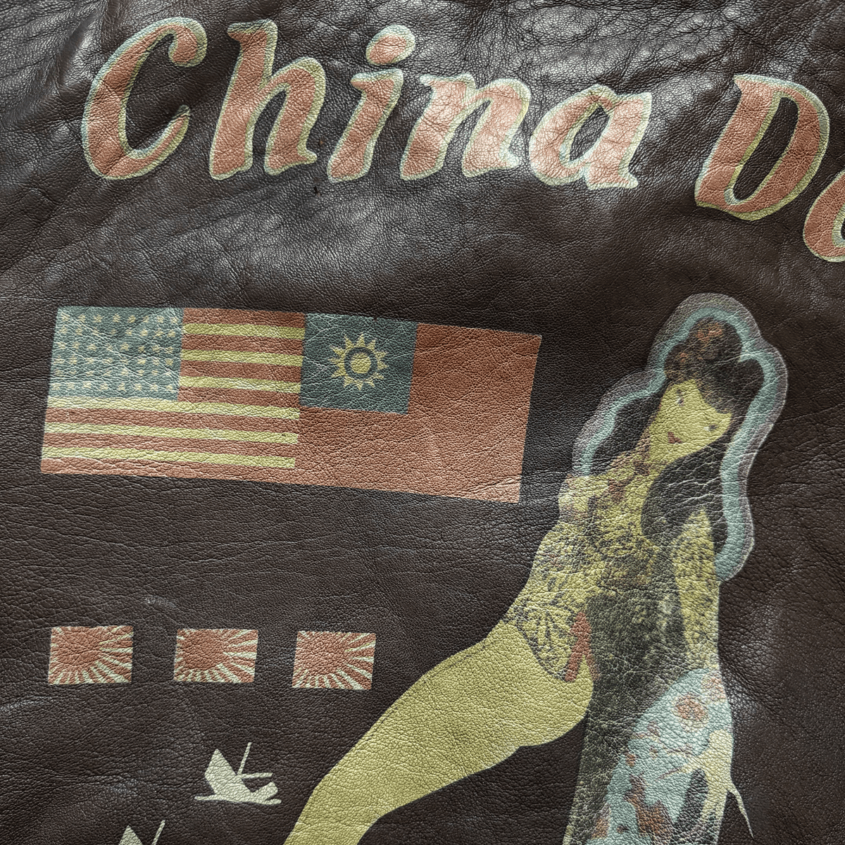 Avirex 'China Doll' 1987 A2 Leather Flight Jacket - XL | XL, Red