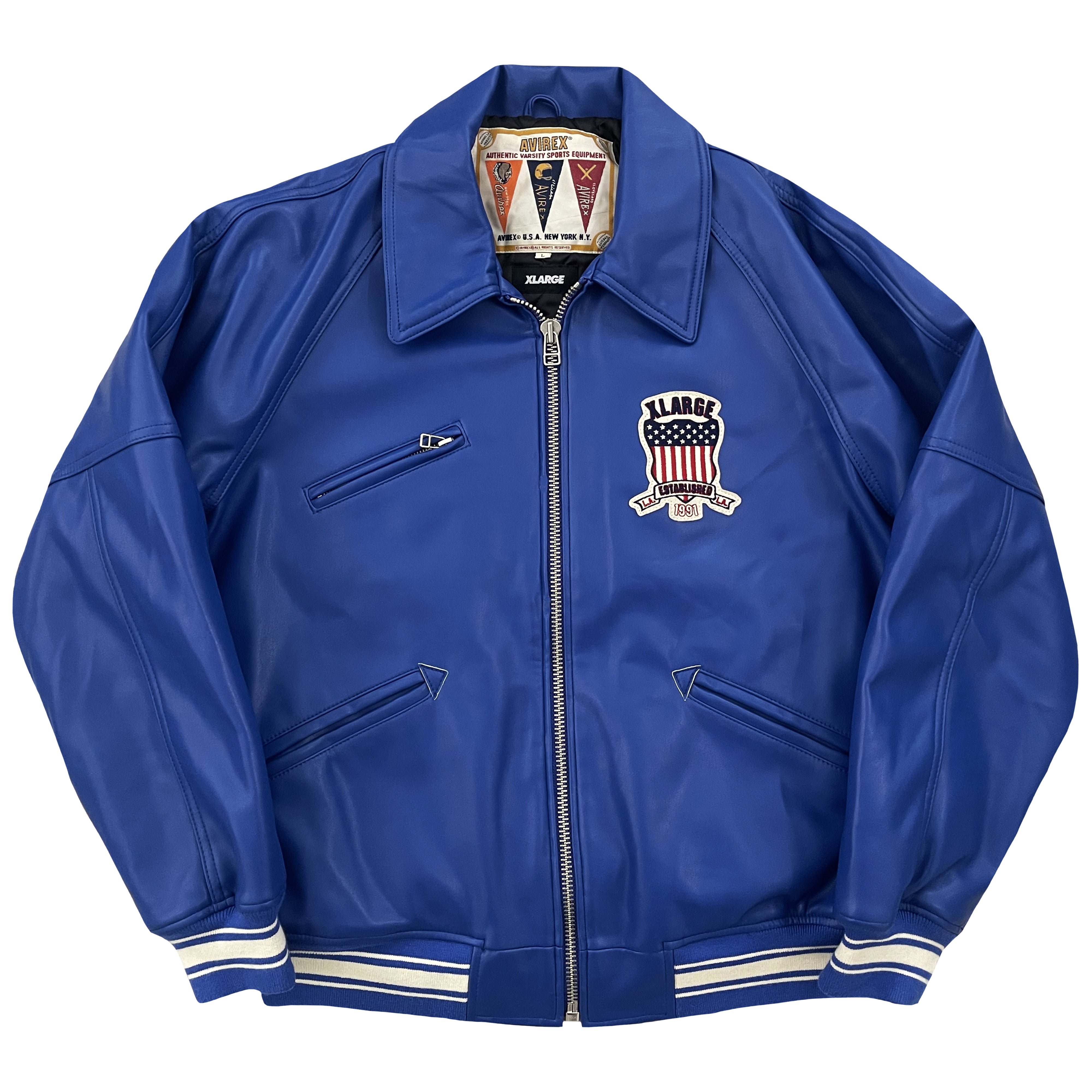 Avirex x XLARGE Icon Varsity Jacket - L