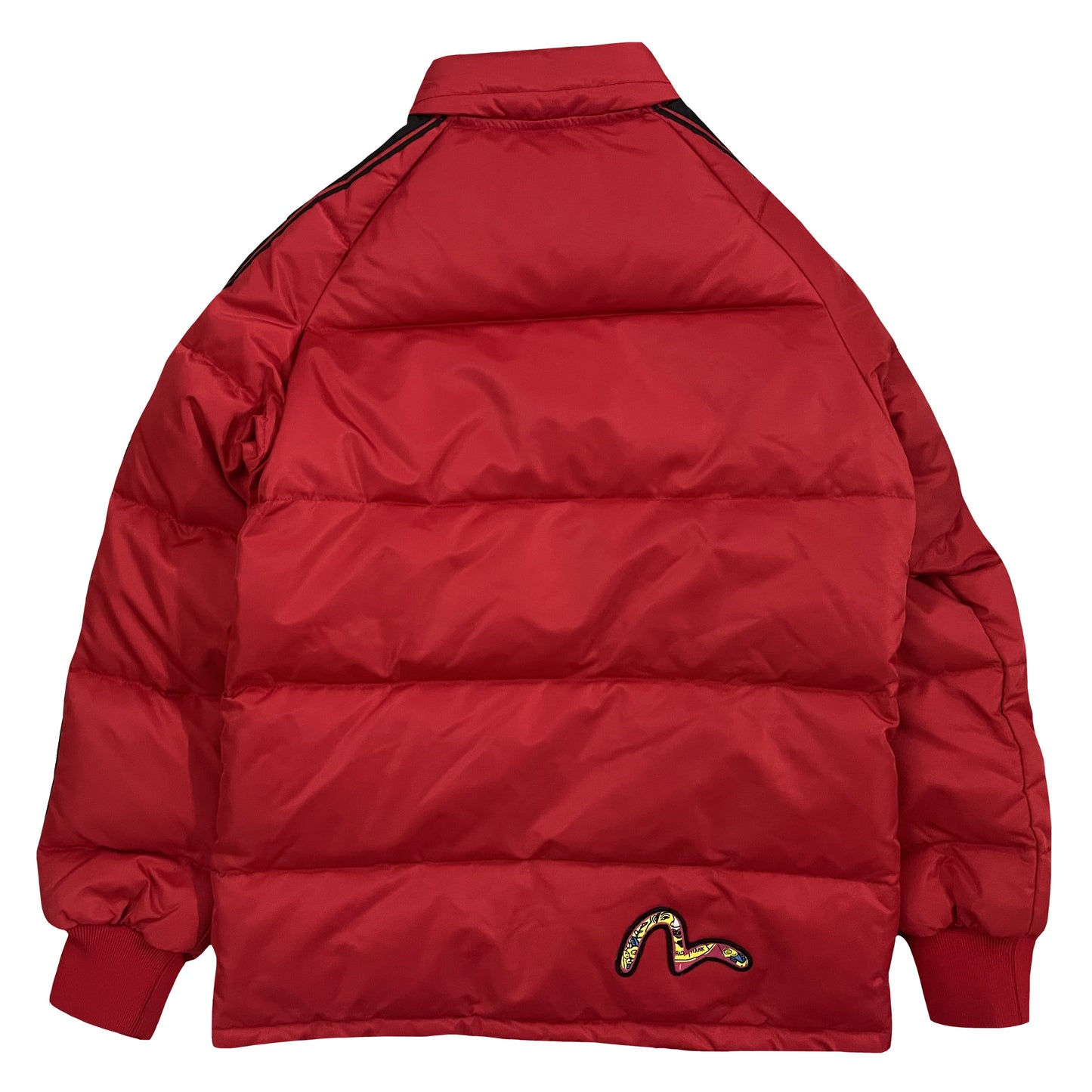 Evisu Puffer Jacket - S | Small, Red
