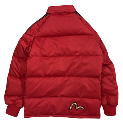 Evisu Puffer Jacket - S | Small, Red